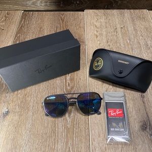 BRAND NEW RAYBAN  RB4321CH 601-S/A1  CHROMANCE   SUNGLASSES  SIZE: 53-21-140